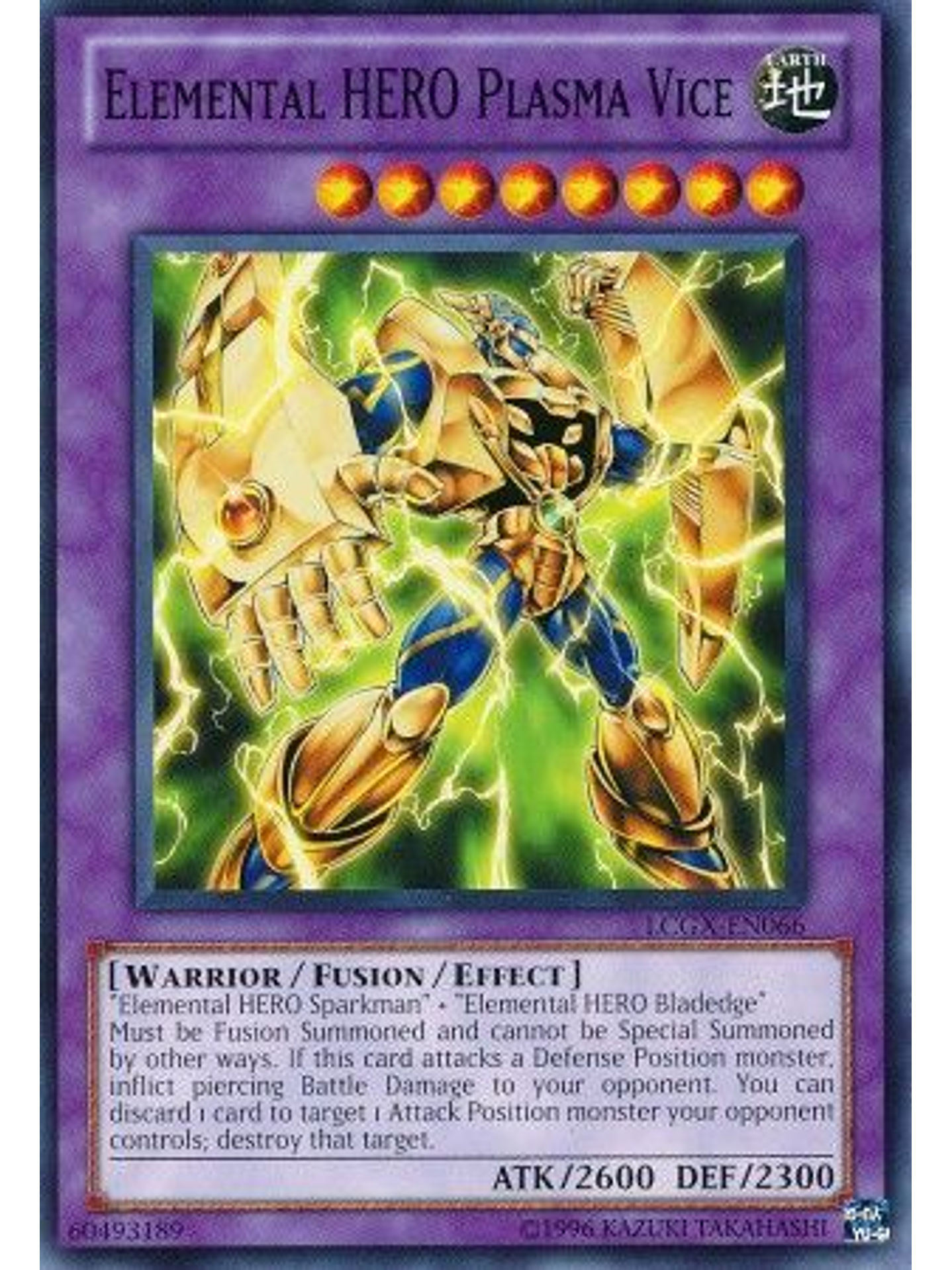 Elemental Hero Plasma Vice - LCGX-EN066 - Common Unlimited 1