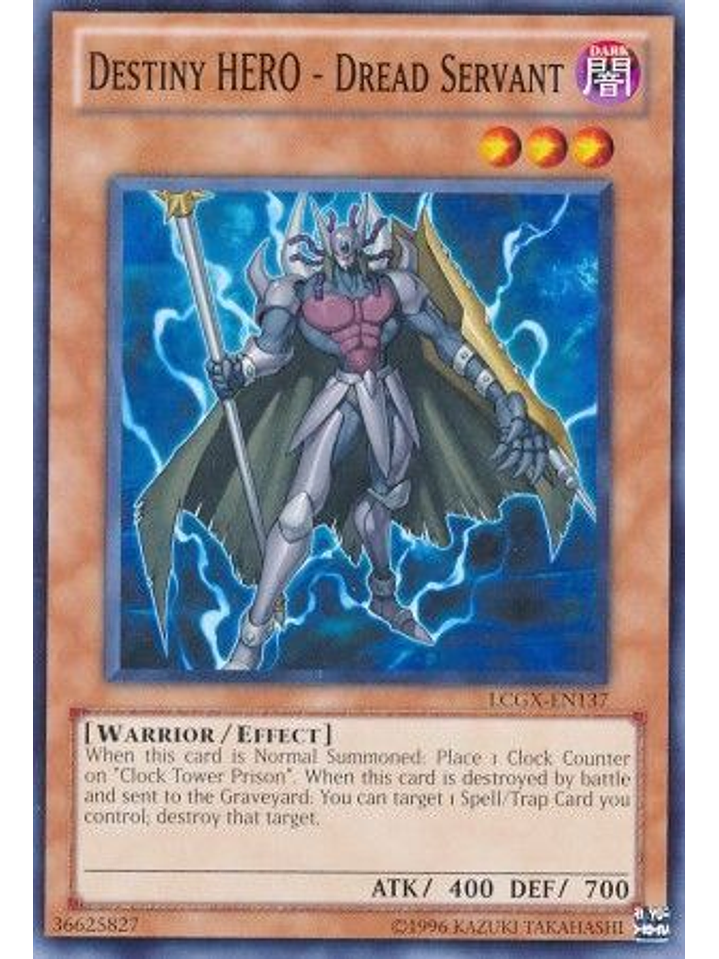Destiny Hero - Dread Servant - LCGX-EN137 - Common Unlimited 1