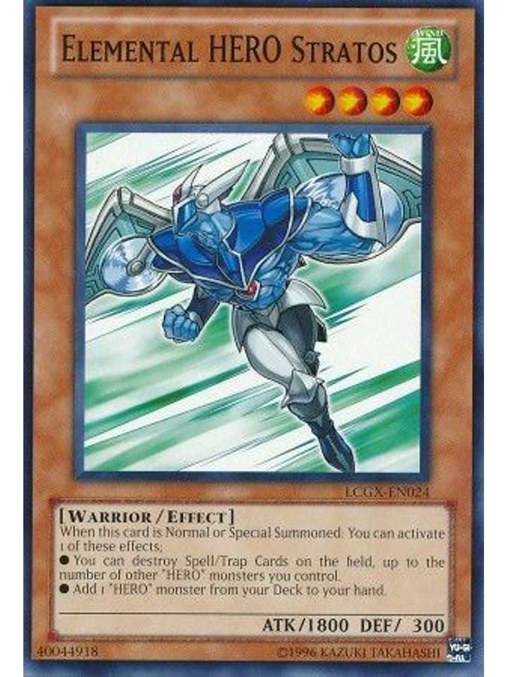 Elemental Hero Stratos - LCGX-EN024 - Common Unlimited 1