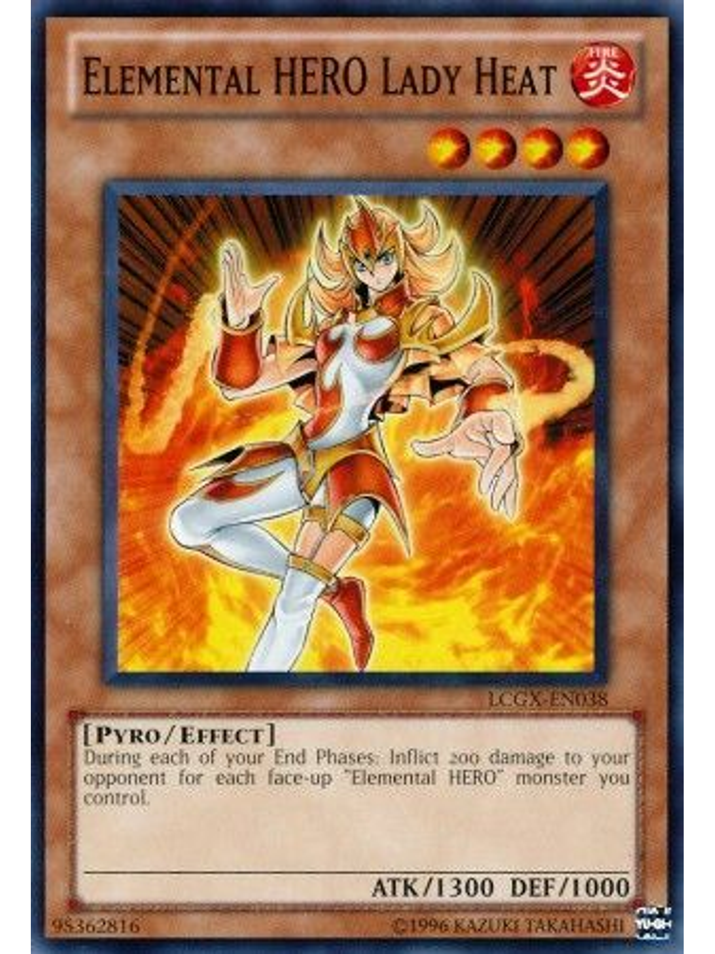 Elemental Hero Lady Heat - LCGX-EN038 - Common Unlimited 1