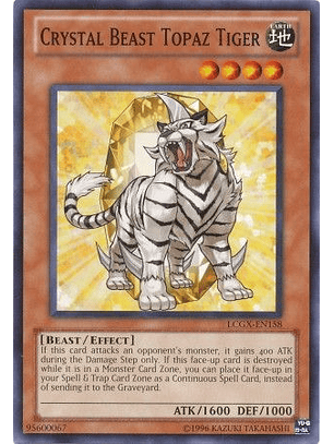 Crystal Beast Topaz Tiger - LCGX-EN158 - Common Unlimited