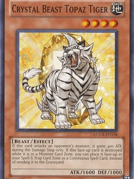 Crystal Beast Topaz Tiger - LCGX-EN158 - Common Unlimited
