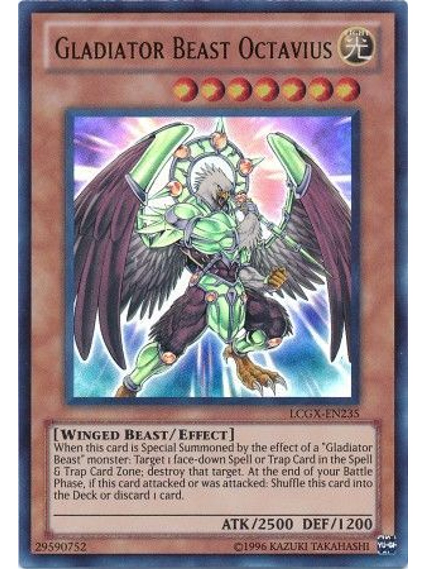 Gladiator Beast Octavius - LCGX-EN235 - Ultra Rare Unlimited 1