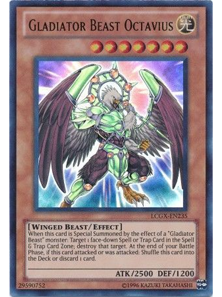 Gladiator Beast Octavius - LCGX-EN235 - Ultra Rare Unlimited 1