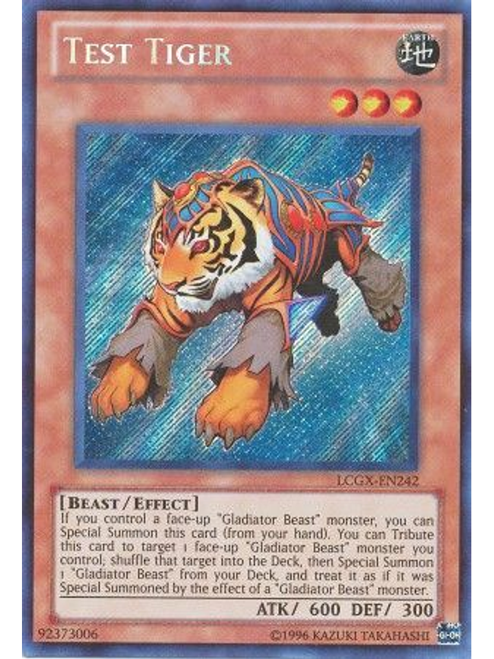 Test Tiger - LCGX-EN242 - Secret Rare Unlimited 1