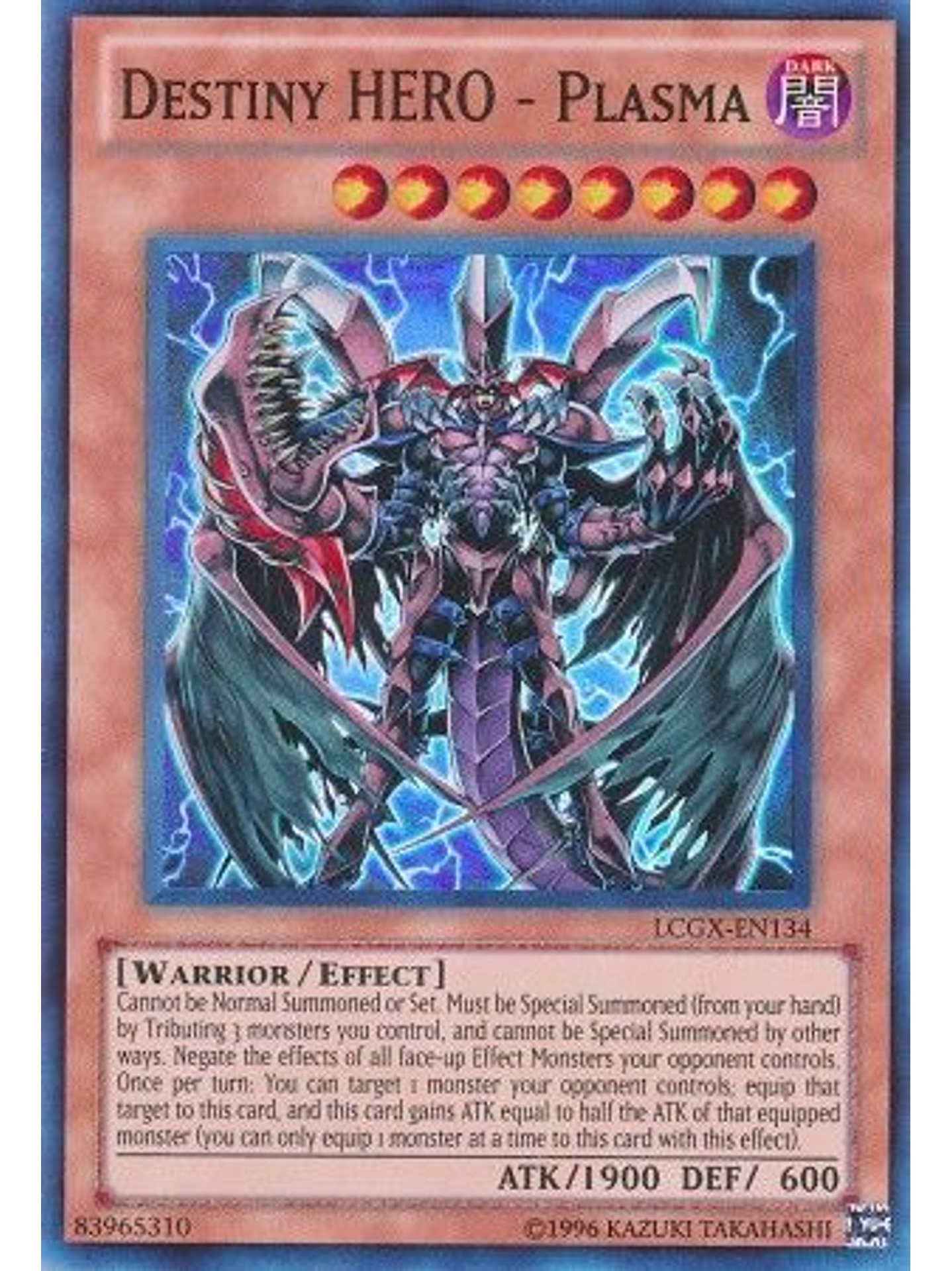 Destiny Hero - Plasma - LCGX-EN134 - Super Rare Unlimited 1