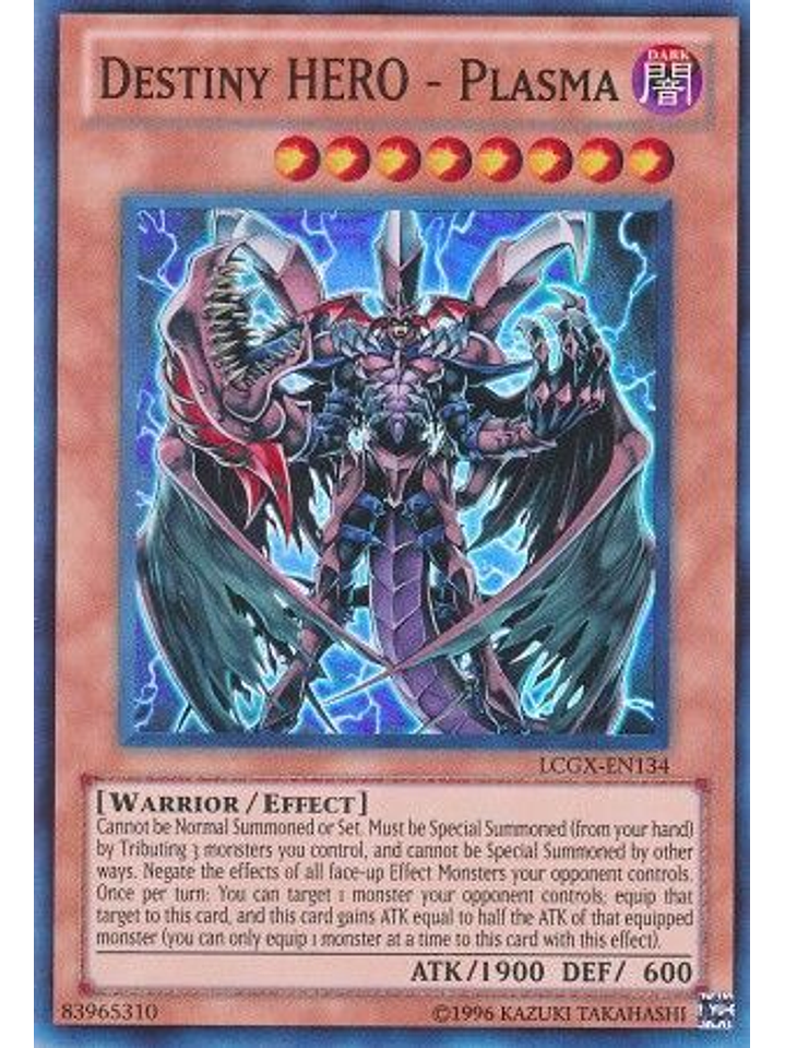 Destiny Hero - Plasma - LCGX-EN134 - Super Rare Unlimited 1