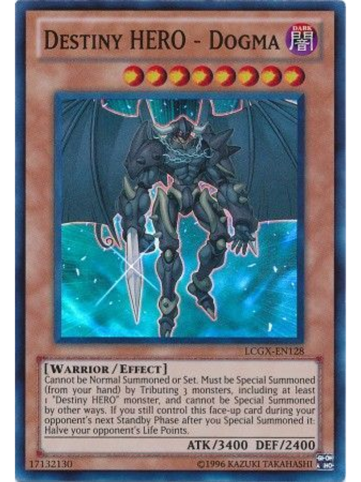 Destiny Hero - Dogma - LCGX-EN128 - Super Rare Unlimited 1