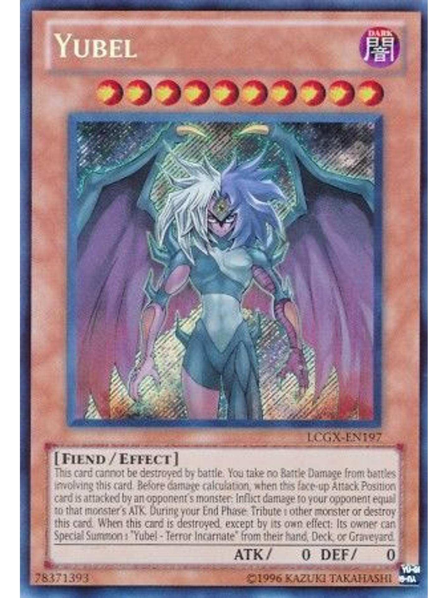 Yubel - LCGX-EN197 - Secret Rare Unlimited 1