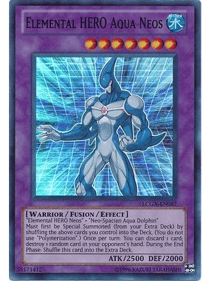 Elemental Hero Aqua Neos - LCGX-EN057 - Super Rare Unlimited