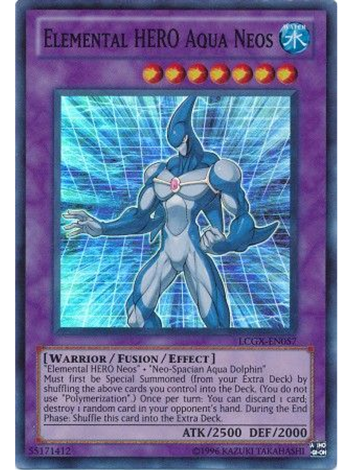 Elemental Hero Aqua Neos - LCGX-EN057 - Super Rare Unlimited 1