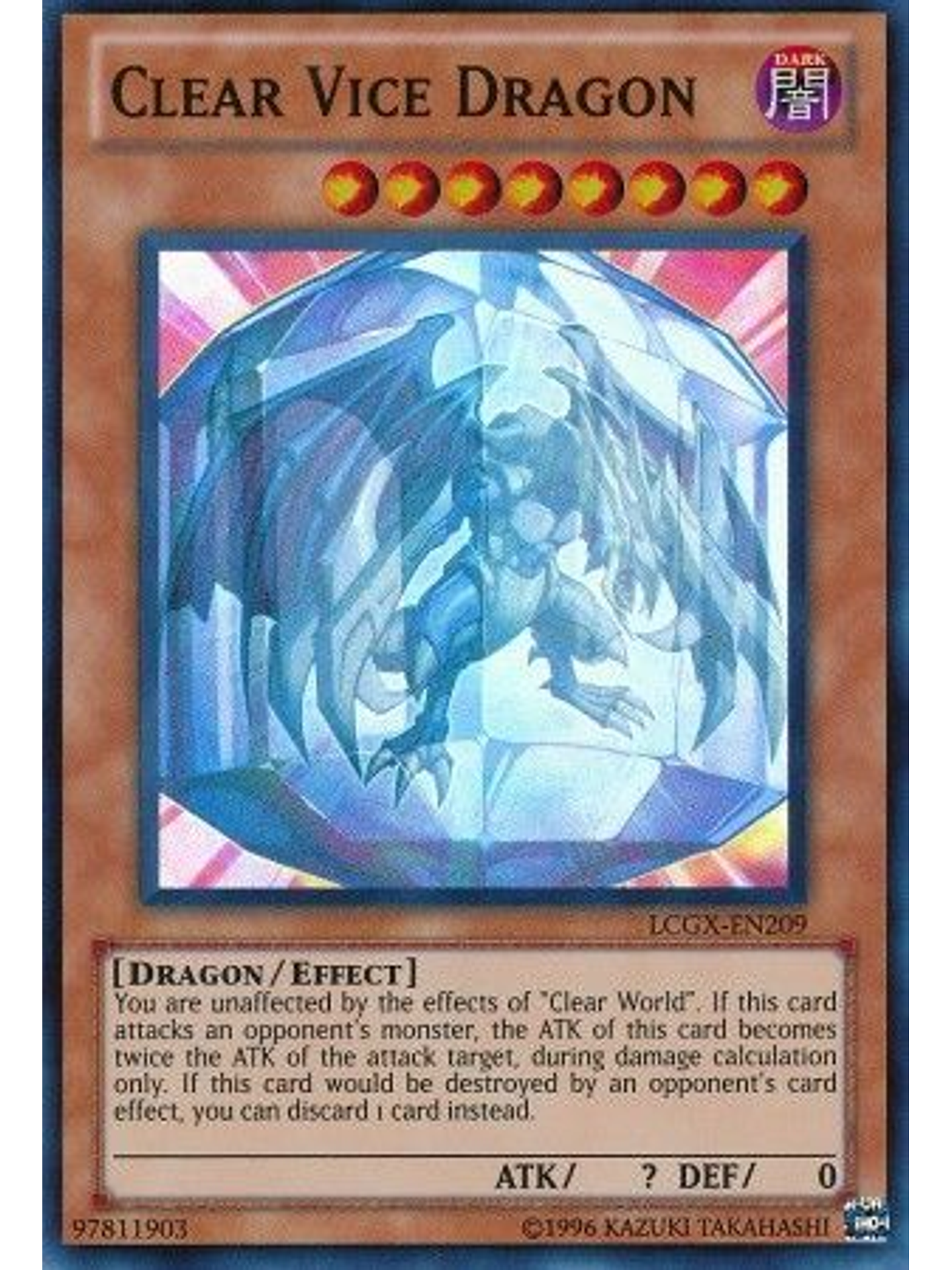 Clear Vice Dragon - LCGX-EN209 - Super Rare Unlimited 1
