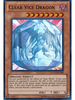 Clear Vice Dragon - LCGX-EN209 - Super Rare Unlimited