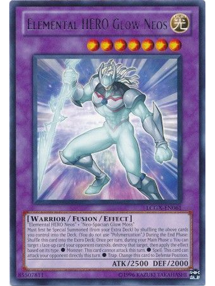 Elemental Hero Glow Neos - LCGX-EN061 - Rare Unlimited 1