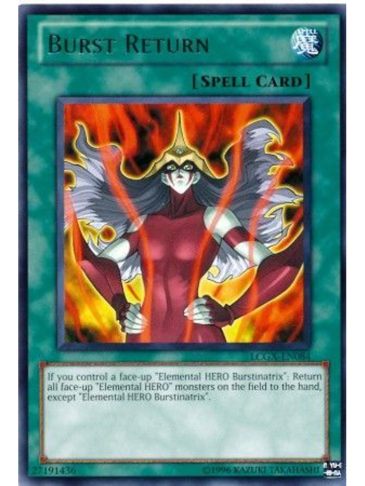 Burst Return - LCGX-EN084 - Rare Unlimited 1