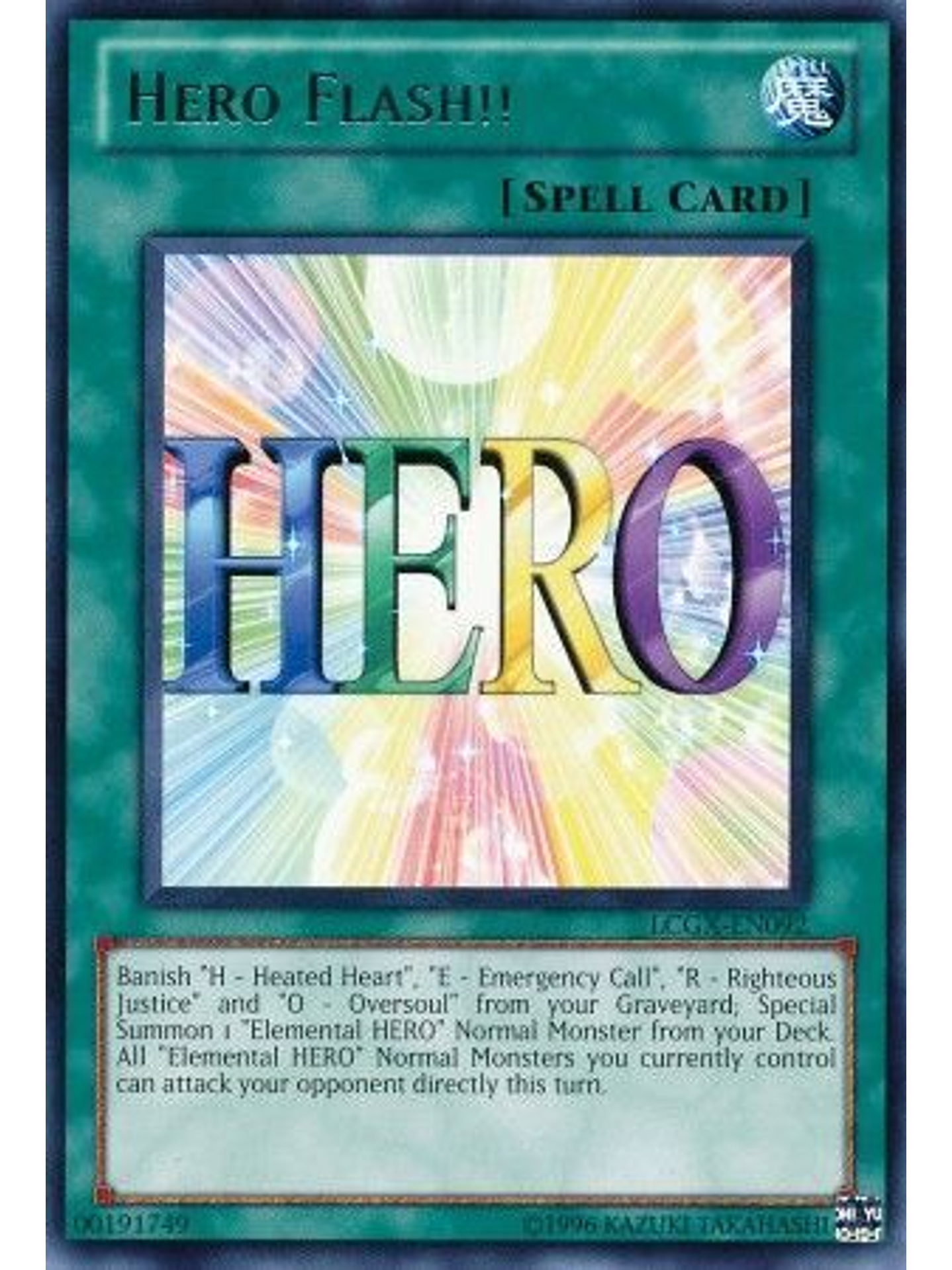 Hero Flash!! - LCGX-EN092 - Rare Unlimited 1