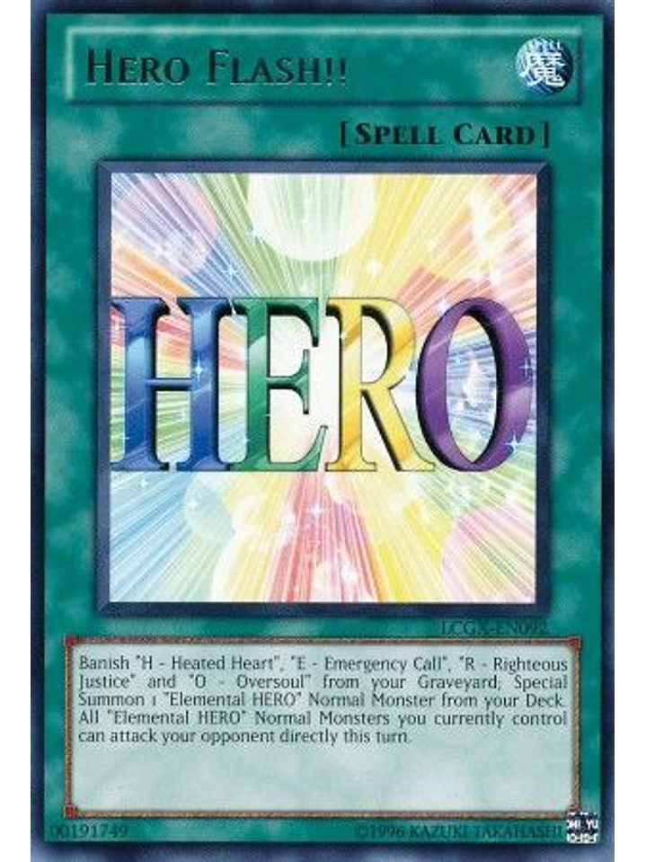 Hero Flash!! - LCGX-EN092 - Rare Unlimited 1