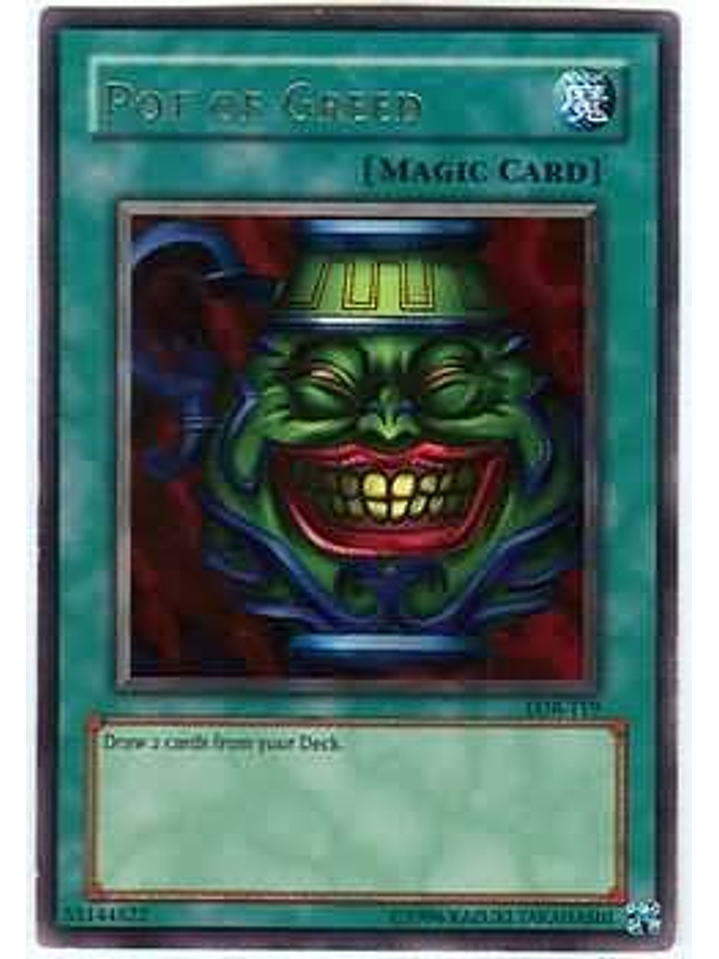 Pot of Greed - LOB-119 - Rare 1st Edition 1