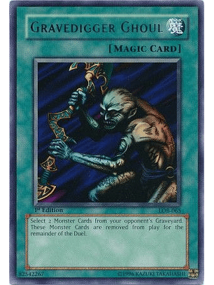 Gravedigger Ghoul - LOB-065 - Rare 1st Edition