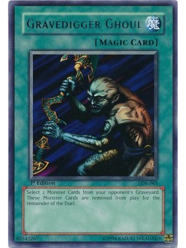 Gravedigger Ghoul - LOB-065 - Rare 1st Edition 1