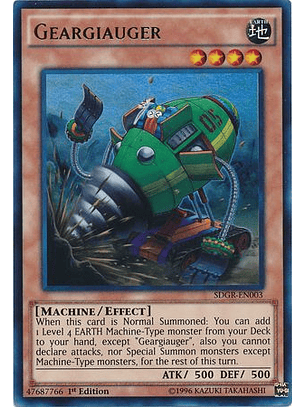 Geargiauger - SDGR-EN003 - Ultra Rare 1st Edition