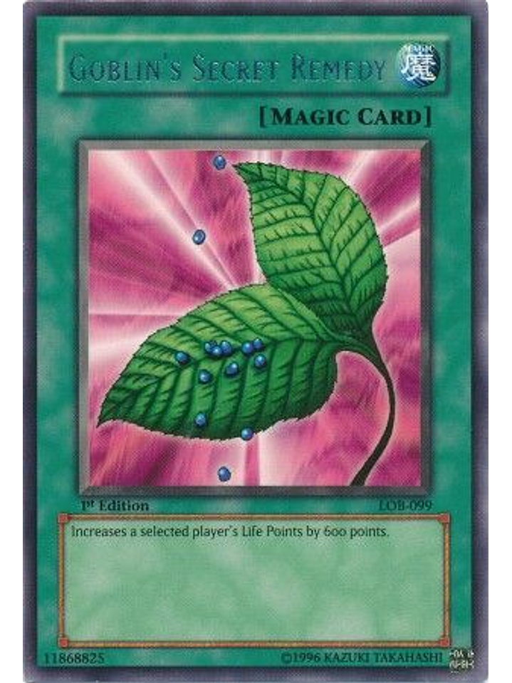 Goblin's Secret Remedy - LOB-099 - Rare 1st Edition 1