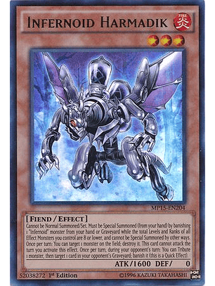 Infernoid Harmadik - MP15-EN204 - Ultra Rare 1st Edition