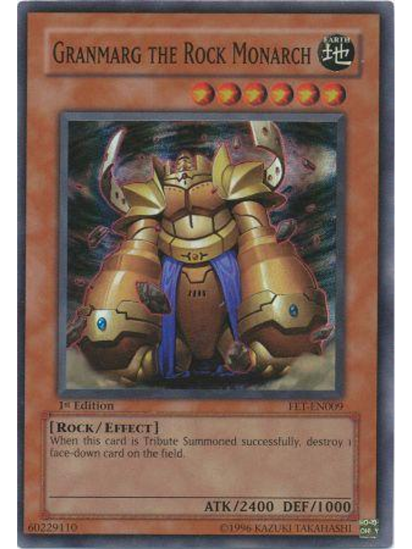 Granmarg the Rock Monarch - FET-EN009 - Super Rare 1st Edition 1