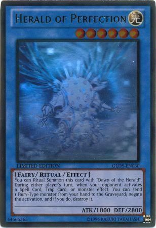 Herald of Perfection - GLD5-EN030 - Ghost/Gold Rare