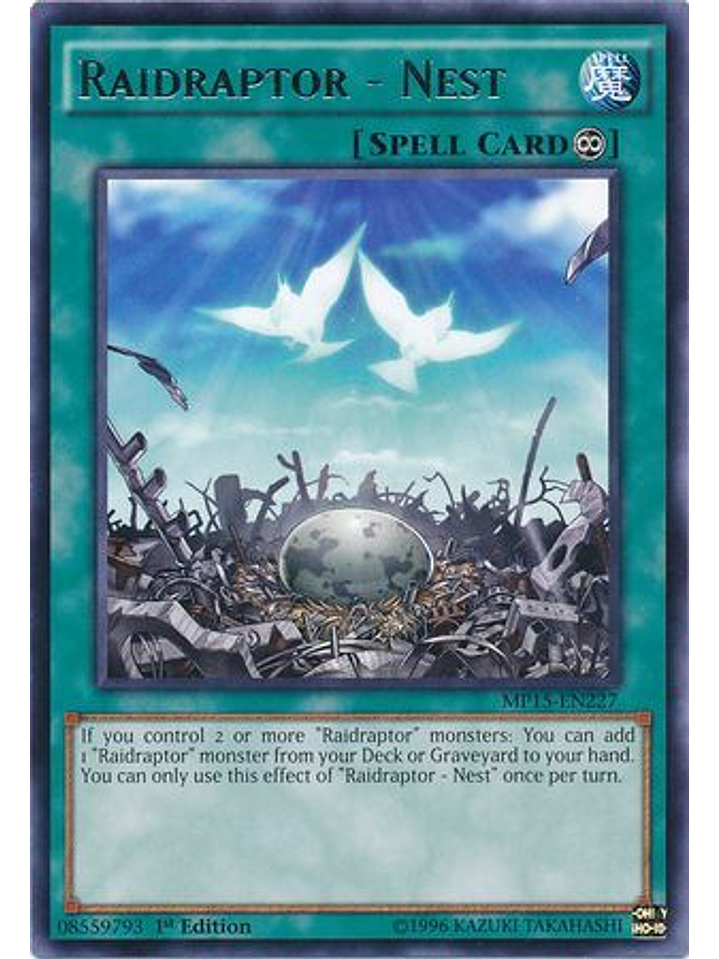 Raidraptor - Nest - MP15-EN227 - Rare 1st Edition 1