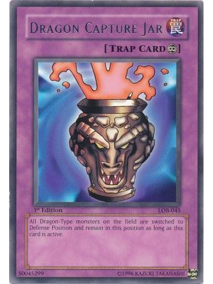 Dragon Capture Jar - LOB-045 - Rare 1st Edition 1