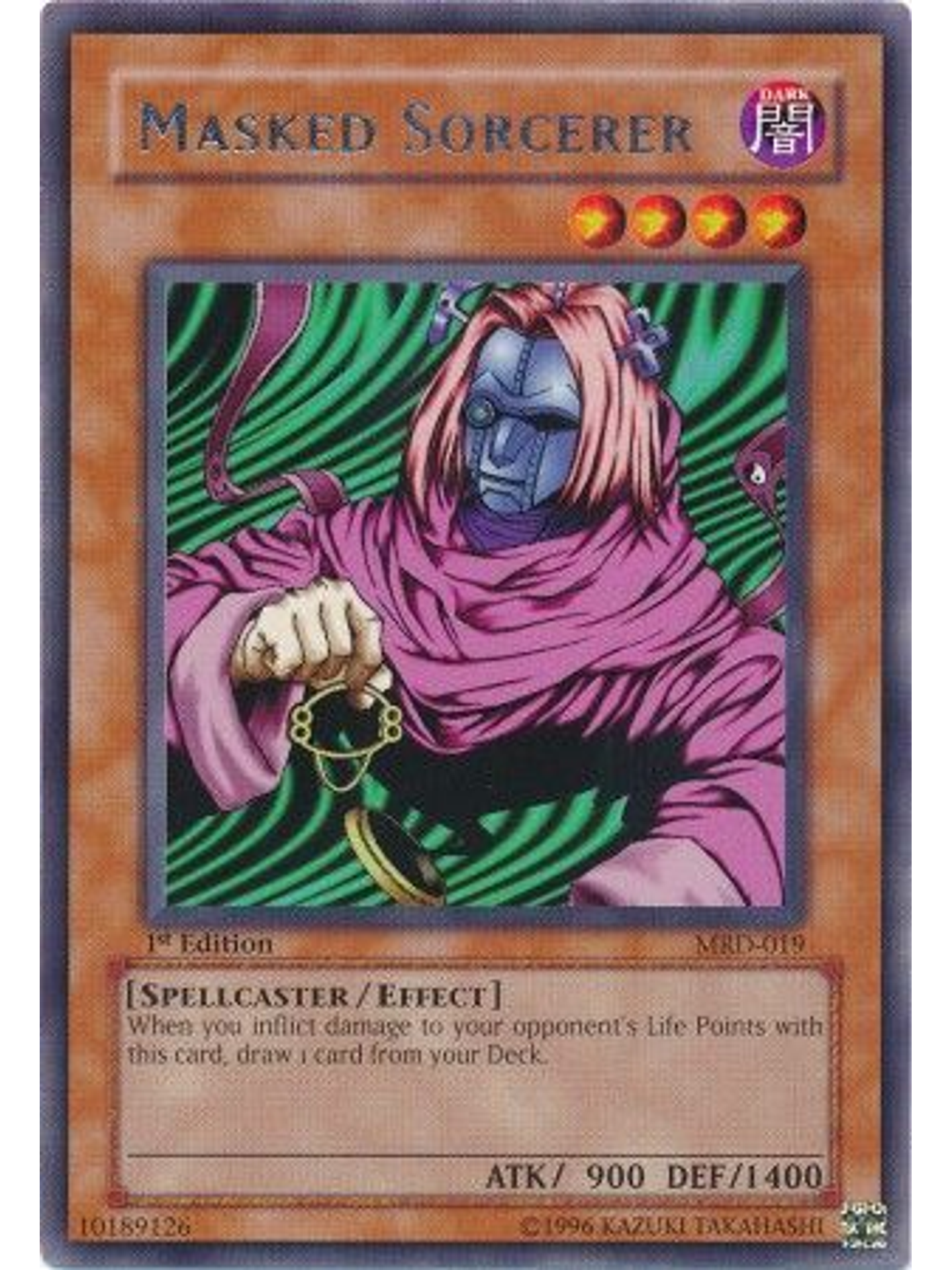 Masked Sorcerer - MRD-019 - Rare 1st Edition 1