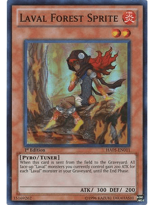 Laval Forest Sprite - HA05-EN011 - Super Rare 1st Edition
