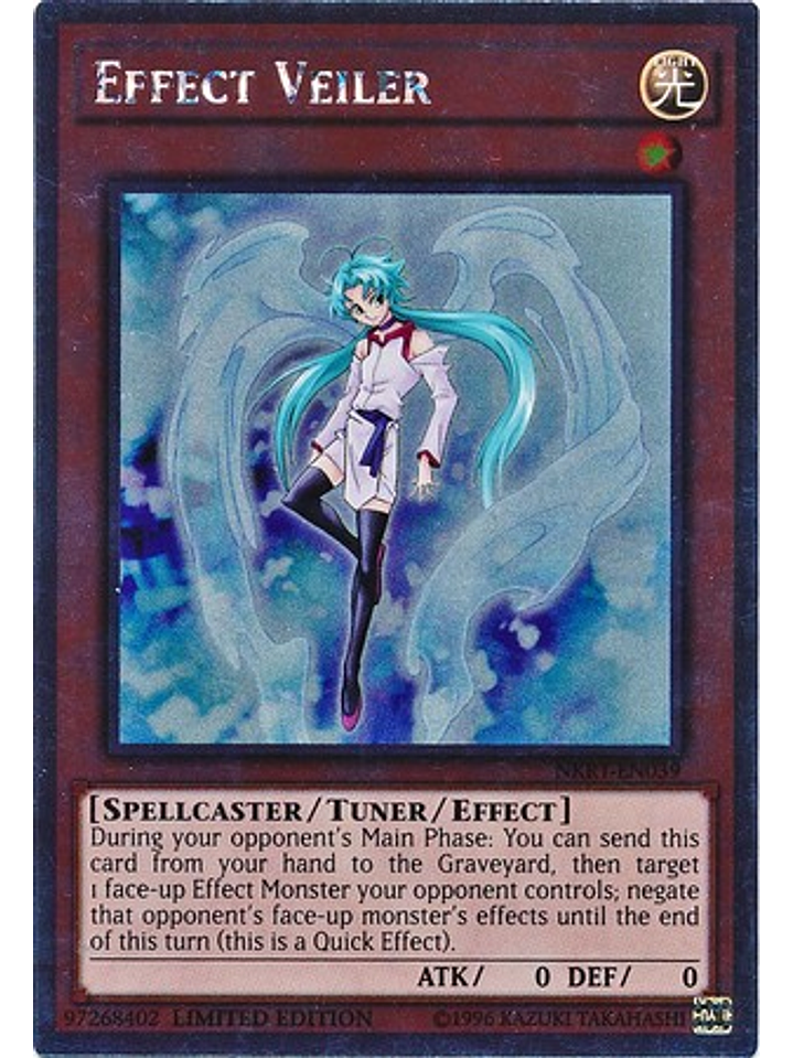 Effect Veiler - NKRT-EN039 - Platinum Rare 1st Edition 1