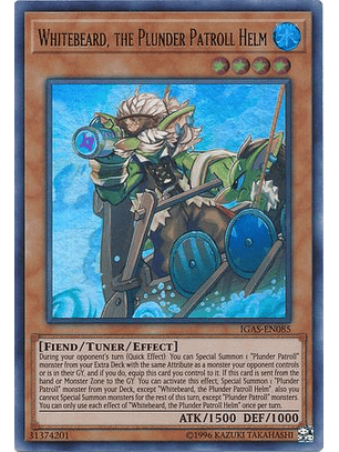 Whitebeard, the Plunder Patroll Helm - IGAS-EN085 - Ultra Rare Unlimited