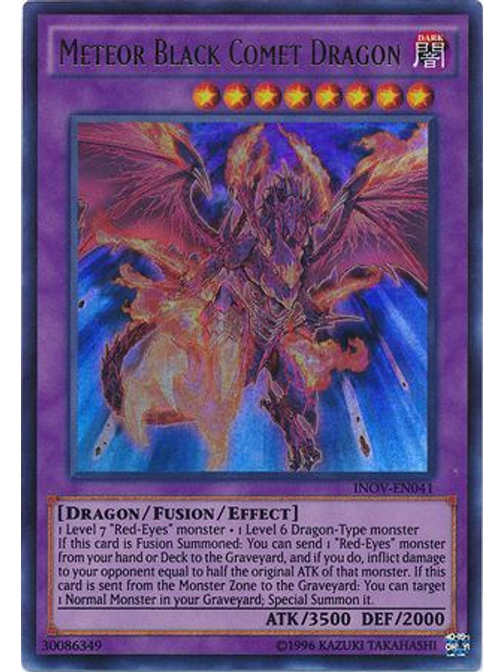 Meteor Black Comet Dragon - INOV-EN041 - Ultra Rare Unlimited 1