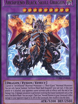 Archfiend Black Skull Dragon - CORE-EN048 - Ultra Rare 1st Edition