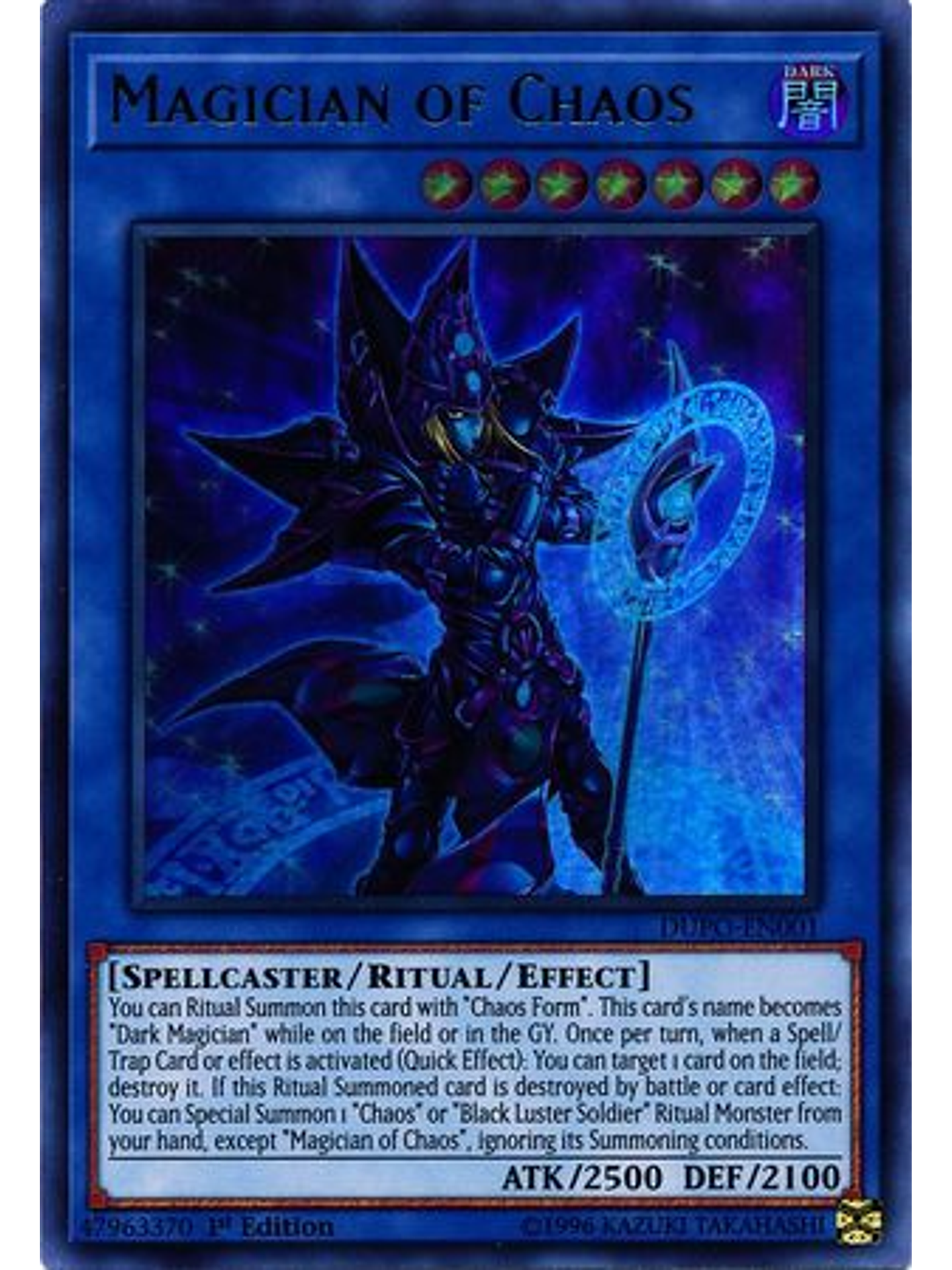 Magician of Chaos - DUPO-EN001 - Ultra Rare 1st Edition 1