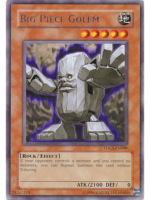 Big Piece Golem - TDGS-EN008 - Rare Unlimited