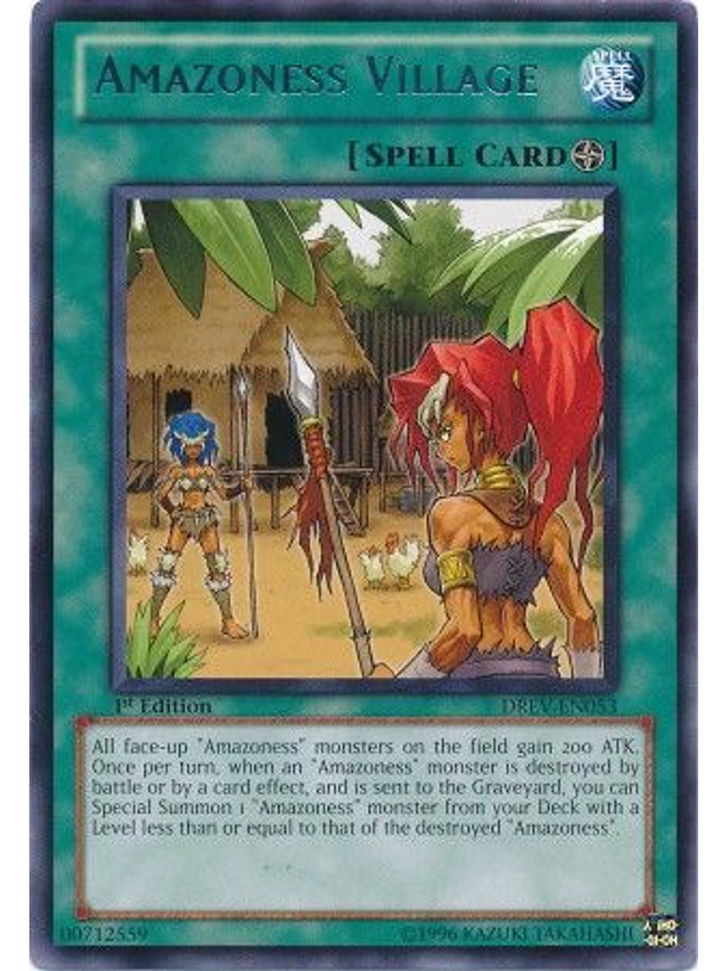 Amazoness Village - DREV-EN053 - Rare 1st Edition 1