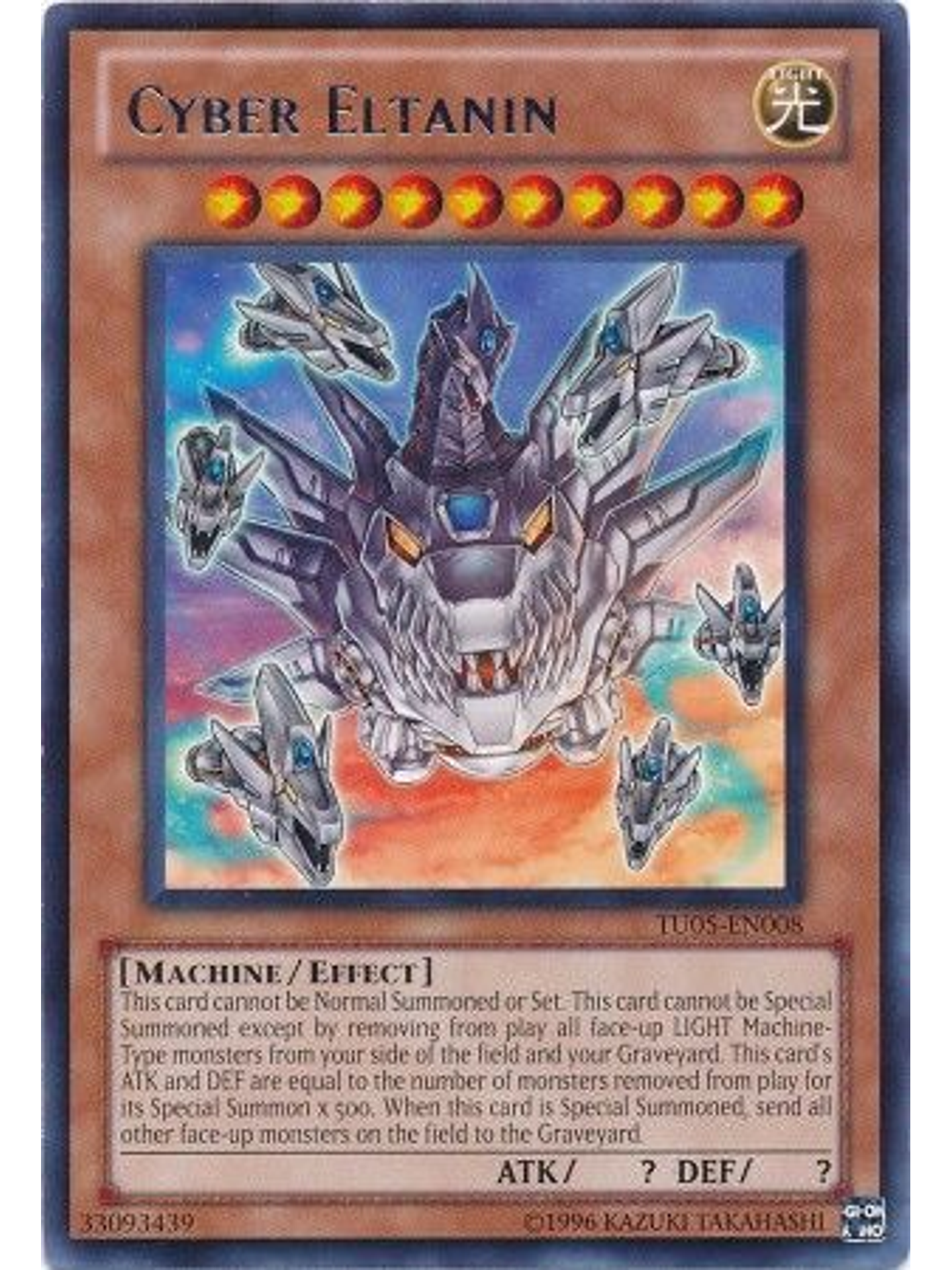 Cyber Eltanin - TU05-EN008 - Rare 1