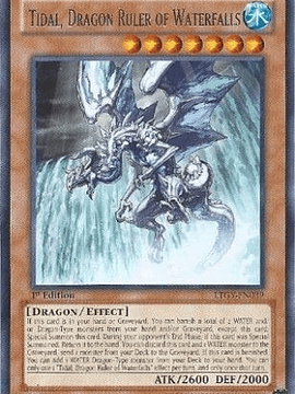 Tidal, Dragon Ruler of Waterfalls - LTGY-EN039 - Rare 1st Edition