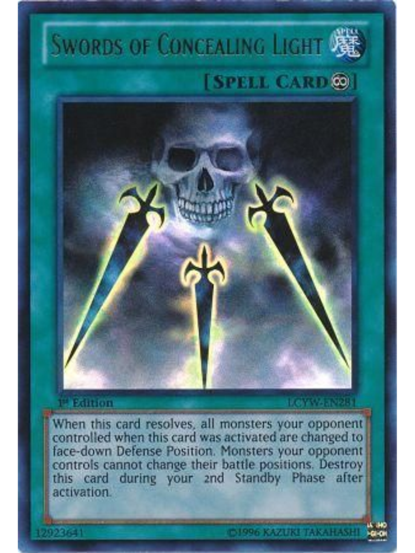 Swords of Concealing Light - LCYW-EN281 - Ultra Rare 1st Edition 1