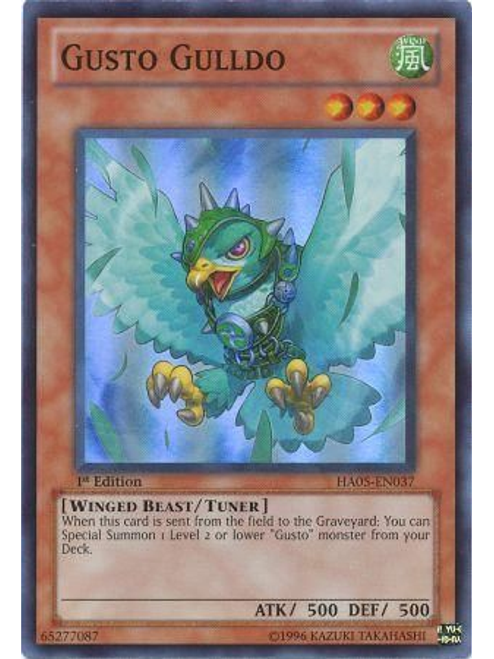 Gusto Gulldo - HA05-EN037 - Super Rare 1st Edition 1