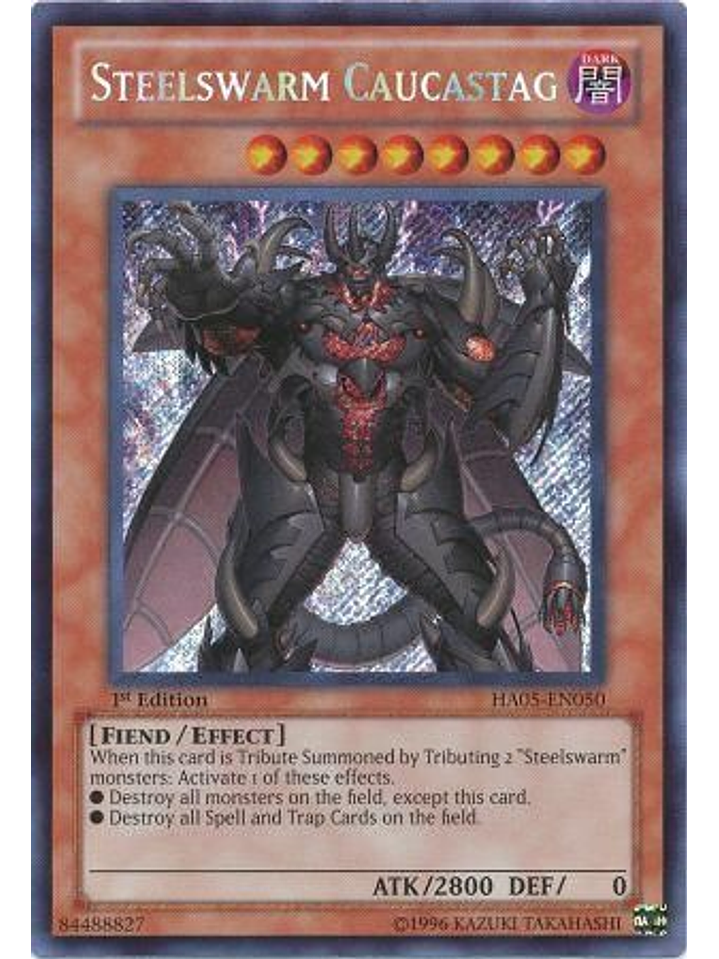 Steelswarm Caucastag - HA05-EN050 - Secret Rare 1st Edition 1