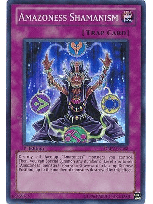 Amazoness Shamanism - DREV-EN088 - Super Rare 1st Edition