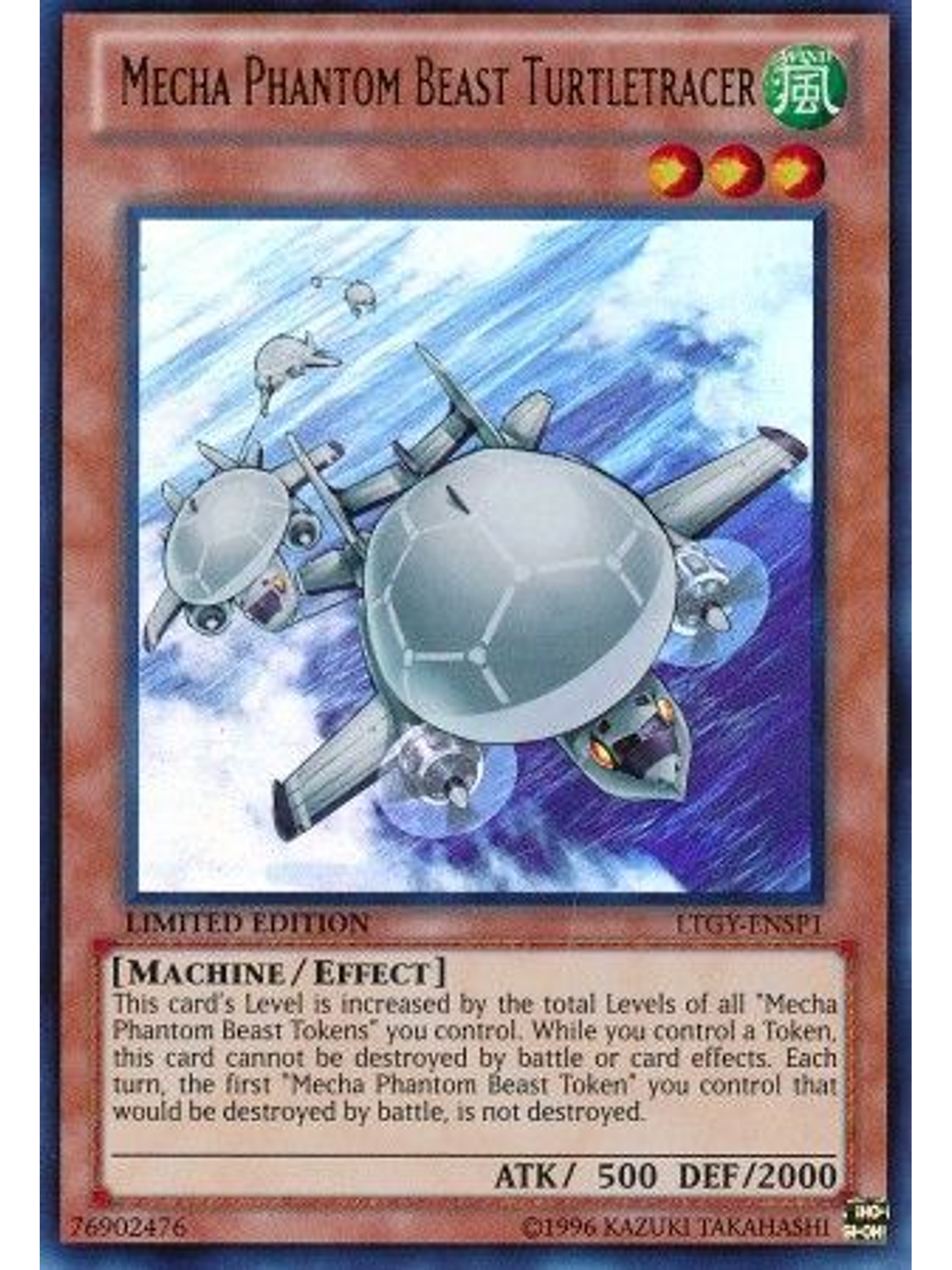 Mecha Phantom Beast Turtletracer - LTGY-ENSP1 - Ultra Rare Limited Edition 1