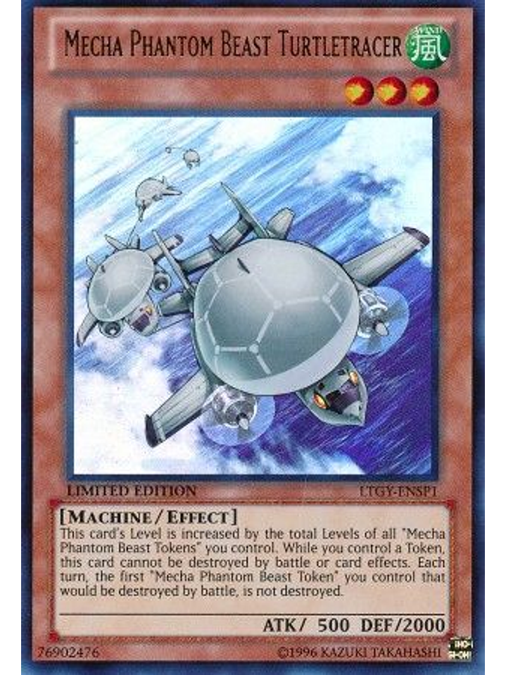 Mecha Phantom Beast Turtletracer - LTGY-ENSP1 - Ultra Rare Limited Edition 1