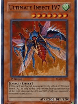 Ultimate Insect LV7 - TLM-EN010 - Super Rare 1st Edition