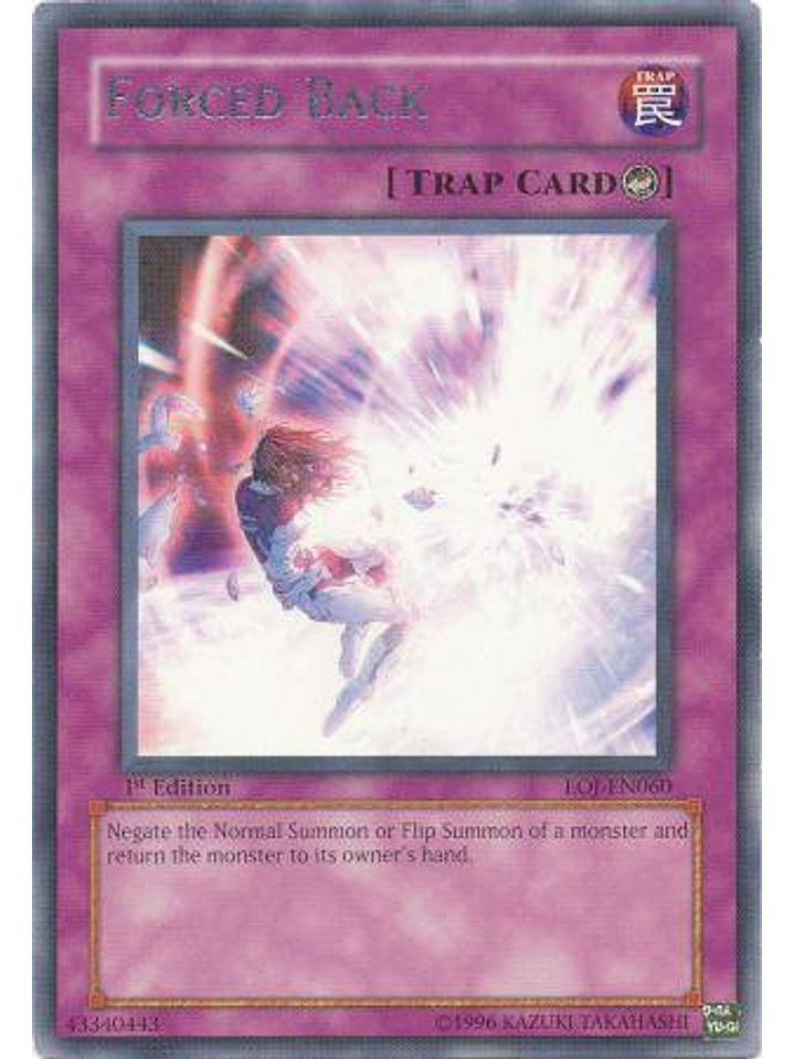 Forced Back - EOJ-EN060 - Rare 1st Edition 1